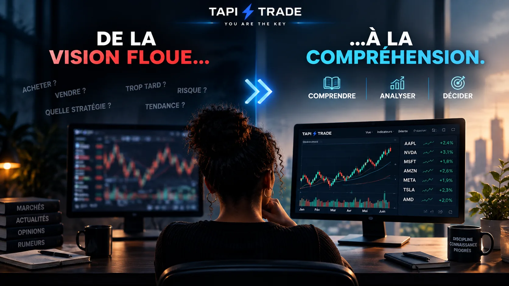 De la vision floue à la compréhension sur les marchés financiers